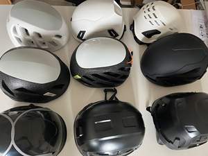 Casque de spéléologie en ABS à fort impact avec lampe à LED Casque de sécurité industrielle avec visière lors des activités de sauvetage et d'alpinisme - Product Image 6