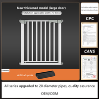 Barrière de sécurité réglable sans perçage pour bébés et animaux de compagnie-Barrière d'escalier à pression pour la maison/