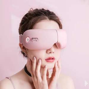 Máquina de terapia ocular con batería recargable de diseño elegante, masajeador de ojos con frecuencia vibratoria con pantalla LED con música integrada - Product Image 3