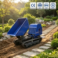 Mini-dumper chenillé tout-terrain Euro5 CE EPA pour la construction paysagère et le transport en verger - Vente en gros usine