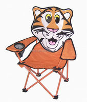 Chaise pliante portable en forme de grenouille en métal pour enfants Mobilier d'extérieur moderne pour le camping et le divertissement