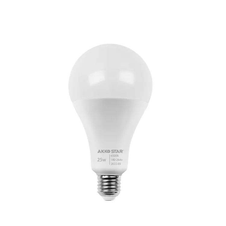 AKKOSTAR売れ筋LED電球原料E27 5W 7W 9W 12W 15W 18W 25W A60 3000/6500K LED電球照明ランプ