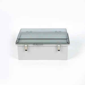 BG boîtier électronique en plastique étanche extérieur personnalisation IP67 boîtier de jonction en plastique ABS avec boucle en acier inoxydable - Product Image 5