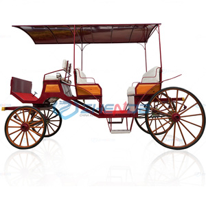 Carruaje Turístico Chino Antiguo con 6 Asientos, Estructura de Acero Eléctrica para Bodas y Turismo - Product Image 1