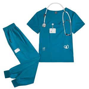 Conjuntos <span class=keywords><strong>de</strong></span> Uniformes Quirúrgicos Blancos para <span class=keywords><strong>Mujer</strong></span>, ODM, para Lavado a Mano, Cuidado Dental, Enfermeras, Doctores, Uso <span class=keywords><strong>en</strong></span> Quirófano, Aislamiento, Belleza - Product Image 3