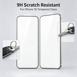 ฟิล์มกระจกนิรภัยสำหรับโทรศัพท์มือถือ เกรด Aaa ความแข็ง 9H สำหรับ iPhone 18 Pro/18 Pro Max - Product Image 3
