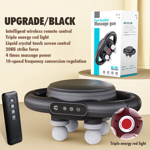 Phenitech 2024 Nova pistola de massagem de 4 bolas para tecidos profundos, massageador de costas, massageador de músculos/pescoço/ombros/cintura/pernas - Product Image 2