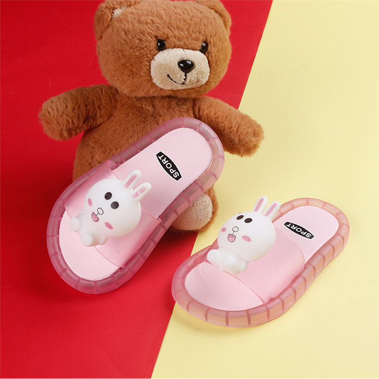 2021 Footwear Luminous Jelly Summer Children's Slippers Beach Sandals Kids Slippers Cartoon