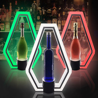 Nouvelle usine personnalisée Led bouteille d'affichage bouteille lumière Glorifier base discothèque Led bouteille présentateur