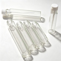 Flacons de parfum vides miniatures de 1 ml, 1,5 ml, 2 ml, 3 ml, flacons d'échantillons de parfum de voyage en verre avec bouchon en plastique