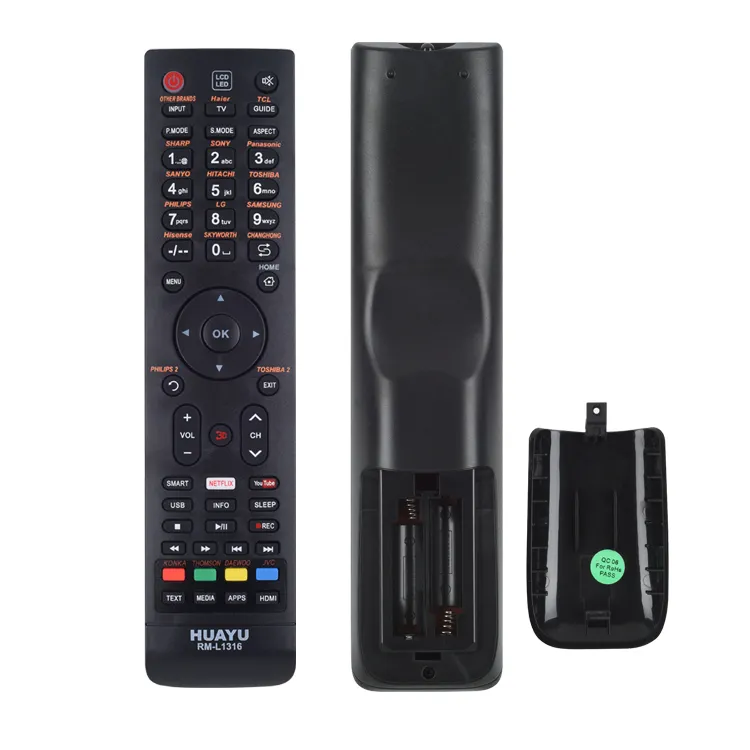 HUAYU RM-L1316 All Brand LCD LED HDTV 3D Smart Universal TV Remote Control