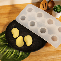 Mini moule en silicone de qualité alimentaire pour chocolat, fruits (mangue, fumang, ananas, citron, melon), durable, pour la fabrication de chocolat DIY