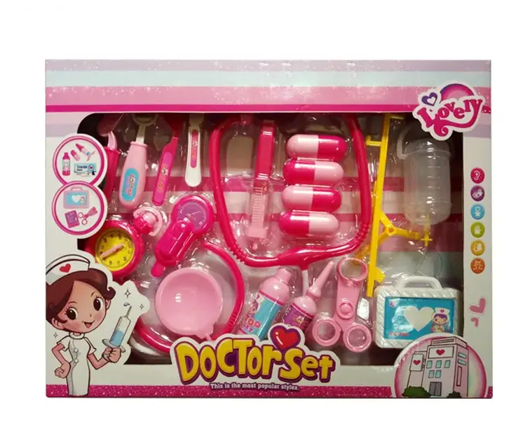 most popular educational plastic toys for girls doctor sets