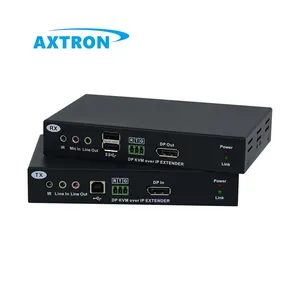 4K 150M 10km DVI KVM Extender CAT 5e/6 EDID IR ควบคุมไฟเบอร์ USB DVI KVM Extender