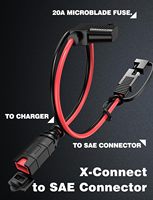 Câble d'extension SAE 16AWG pour NOCO GC004, câble X-Connect de 30 cm pour chargeurs de batterie
