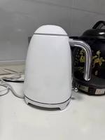 Bouilloire électrique 1,7 litre, chauffe-eau rapide, en acier inoxydable, arrêt automatique, portable, télécommande