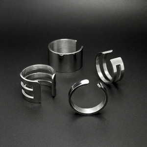 Fashion Women's Titanium Steel Knuckle <b>Ring</b> Set Rose Gold <b>Silver</b> Gold Geometric Shape SA612 - Product Image 2