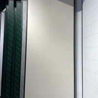 Panneaux muraux SPC imperméables et anti-moisissures, texture lin mat, à emboîtement, longue durée de vie, pour salles de bain résidentielles intérieures