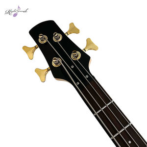 جيتار باس 2V2T قائمة جديدة تصميم الأزياء بارد رماد الخشب الأرجواني لهب الجسم القيقب باس كهربائي - Product Image 5