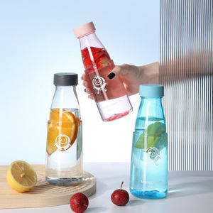 Bouteille de fitness classique en PP avec design motivant, couvercle compatible lave-vaisselle, citations inspirantes imprimées, pour le camping en plein air, unisexe - Product Image 2