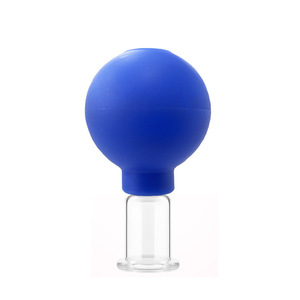 Kit de ventouses faciales <span class=keywords><strong>anti</strong></span>-<span class=keywords><strong>cellulite</strong></span> 2-en-1 en verre à aspiration sous vide, produit de massage pour la réduction des ridules sur le visage - Product Image 1