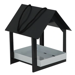 Alimentador de pájaros para exteriores JH-Mech, diseño moderno, versátil, ligero, gran durabilidad, colgante, fuerte, de acero negro, comedero para pájaros salvajes - Product Image 3