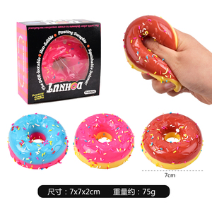 Jouets Squishy Populaires Doux et Moelleux, Assortiment de 3 Couleurs, Donuts Squishy Anti-Stress Mignons et Solides pour Enfants - Product Image 5