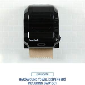 Serviettes en papier non perforées à usage intensif Boardwalk 1 pli, 8 po x 800 pi, naturelles, 6 rouleaux/carton, jetables - Product Image 4