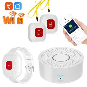 Angus Wifi tuya App người chăm sóc hệ thống nút gọi ứng dụng thông minh cảnh báo nút gọi khẩn cấp trợ giúp cá nhân alet cho bệnh nhân cao tuổi - Product Image 1