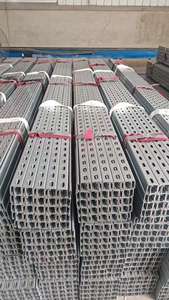 Supported Strut Channel 41X41X2.5mm Powder Coated with Ribs and Vibration-Resistant <b>Teeth</b> - Product Image 6