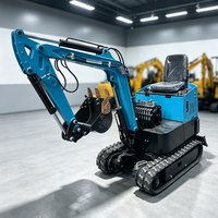 Remorque pour mini-excavatrice, machine mini-excavatrice pour un transport facile et des travaux de construction mobiles