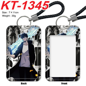 Vente en gros de porte-clés de nivellement <span class=keywords><strong>solo</strong></span> Sung Jin Woo <span class=keywords><strong>Manga</strong></span> Porte-clés de sac porte-cartes Anime motif dessin animé - Product Image 4