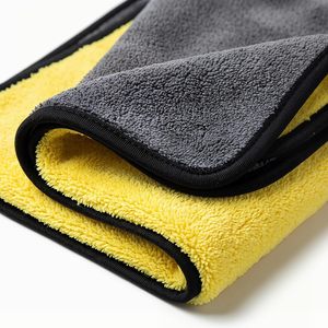 Customized Quick-Dry Microfiber Car Wash Towel Soft Dual Sides Woven Square Multi-Color Plush for Home Use - Product Image 6