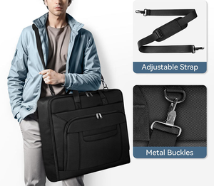 Bolsa de Ropa Portátil para Negocios, Porta Trajes Grande con Correa de Hombro Ajustable, Organizador de Ropa Plegable para Viajes, para Hombres y Mujeres - Product Image 5