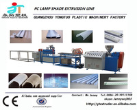 Ligne de Machine de production d'extrusion de profil de couverture d'abat-jour Pmma Pc à haut rendement de haute qualité