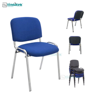 Chaise de salle à manger empilable chromée pas chère FoShan pour salle à manger, bureau, conférence, salle d'attente, événements, salon