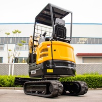Mini Excavadora de 2 Toneladas EPA Euro 5, Excavadora Pequeña para Granja y Hogar en Venta