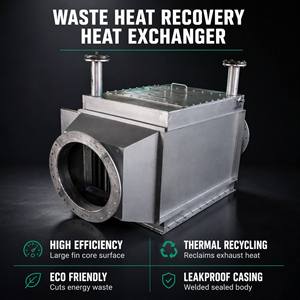 Système de récupération de chaleur industrielle, solution de recyclage d'énergie thermique, échangeur de chaleur, haute efficacité, écologique, étanche - Product Image 1