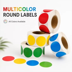 Muestra Gratuita <span class=keywords><strong>de</strong></span> Etiquetas Adhesivas Térmicas <span class=keywords><strong>Circulares</strong></span> <span class=keywords><strong>de</strong></span> 2 Pulgadas con Código <span class=keywords><strong>de</strong></span> Color, Etiquetas <span class=keywords><strong>de</strong></span> Papel Ecológicas Reutilizables para Oficina, Estudiantes y Alimentos - Product Image 2
