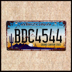 Plaque métallique gaufrée 3D personnalisée pour <span class=keywords><strong>moto</strong></span>, plaque de véhicule vierge pour la fête des pères. - Product Image 6