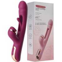 Vibromasseur Point G Double Stimulateur Multivitesse Chauffant Moteur Silencieux Ergonomique Wave Bunny Luxe Puissant