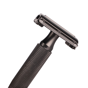 Cortadora de pelo corto personalizada para hombre, maquinilla de afeitar de seguridad de doble filo con mango de Metal ajustable, maquinilla de afeitar de mariposa de acero inoxidable para el cuerpo - Product Image 1