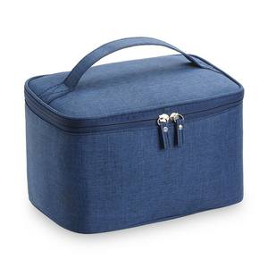 Sacs de maquillage de voyage pour hommes, sacs à cosmétiques, véritable fermeture à glissière, style tendance, tissu Oxford imperméable, véritable fermeture à glissière - Product Image 2