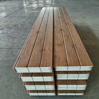 Panel Dinding Berinsulasi Tahan Air untuk Rumah Modular, Hotel, Fasad Eksterior B&B, Kantor Kontainer, Perbaikan Bangunan, Perkemahan