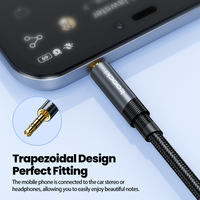 Cable de Audio Toocki de Alta Calidad, Macho de 3.5mm a 2RCA, Plug and Play, Cable de Audio y Video con Trenzado de Nailon Resistente