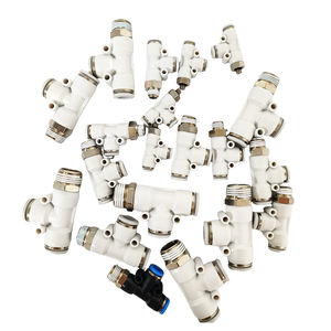 Raccord pneumatique à une touche PD, raccord en T mâle pour tube de 6 mm, 8 mm, 10 mm, filetage 1/4 "-001 - Product Image 4