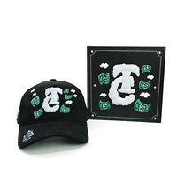 Gorras Premium al por Mayor, Gorras de Béisbol Personalizadas con Bordado en Relieve, Gorras de 5 Paneles con Visera Curva de Gamuza, de Algodón, Unisex, Estilo Urbano