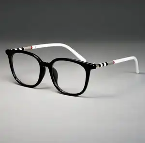 222 marcos de marca de diseñador cuadrado Vintage para gafas, gafas de bloqueo de luz azul, gafas para hombres