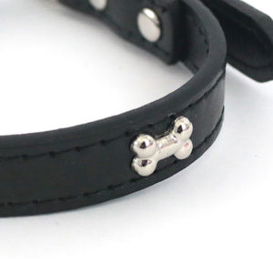 Collier pour animaux de compagnie élégant en PU, accessoire élégant et fonctionnel, 2,0 cm x 47 cm - Product Image 4