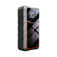 Démarreur de Voiture 12V Multifonctionnel Portable, Chargeur de Batterie Voiture, Booster Rapide, Batterie Externe, Démarrage d'Urgence LED